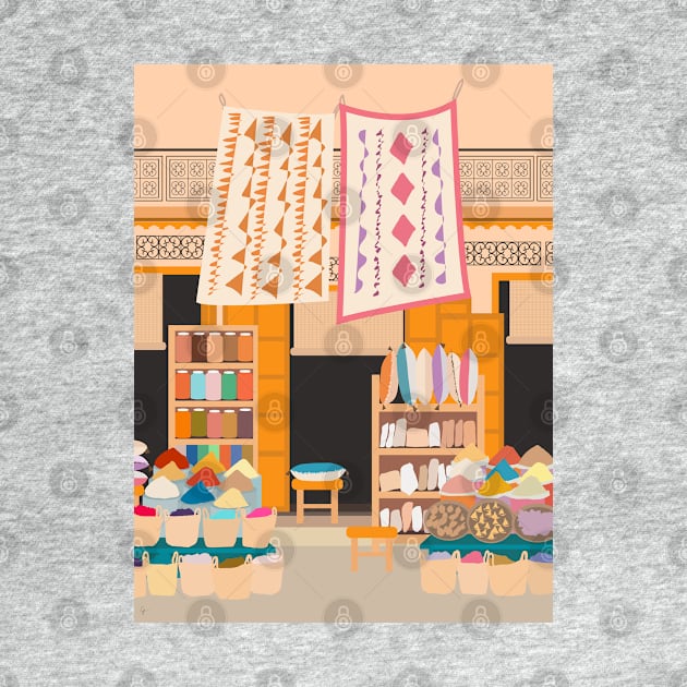 Marrakech Medina Shop, Morocco by lymancreativeco